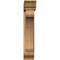 Ekena Millwork Legacy Traditional Smooth Bracket w/ Offset Brace, Western Red Cedar, 7 1/2"W x 32"D x 40"H BKT0806X32X40LEC01SWR - alternate 3